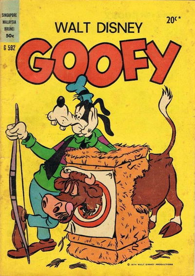 Walt Disney Giant Comics [G Series] (Wogan, 1974 series) #G592 — Walt Disney Goofy 1974