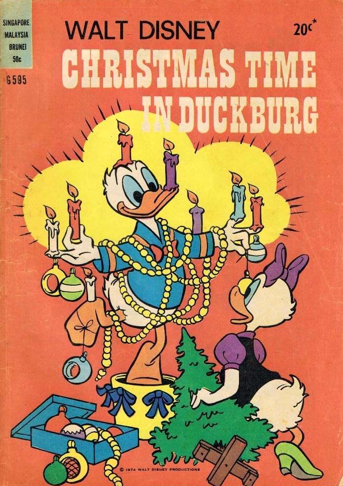 Walt Disney Giant Comics [G Series] (Wogan, 1974 series) #G595 — Walt Disney Christmas Time in Duckburg (1974)