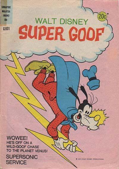 Walt Disney Giant Comics [G Series] (Wogan, 1974 series) #G601 — Walt Disney Super Goof (1975)