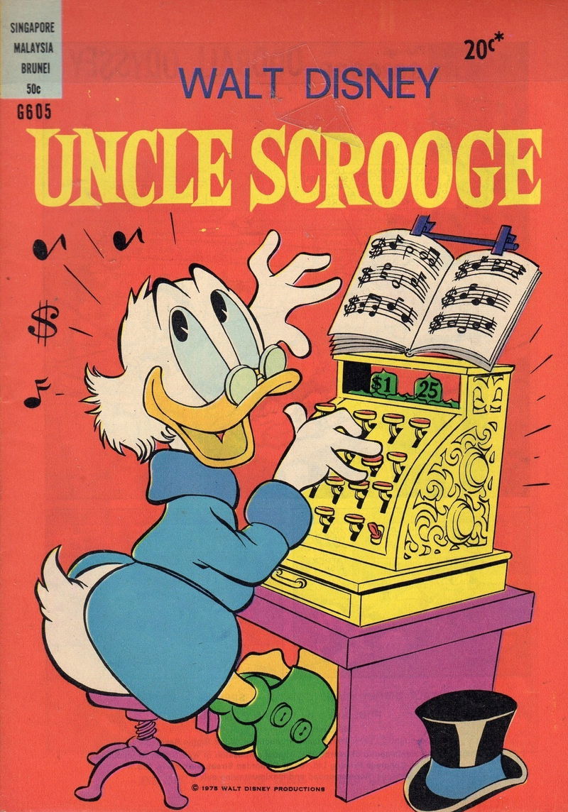 Walt Disney Giant Comics [G Series] (Wogan, 1974 series) #G605 — Walt Disney Uncle Scrooge (1975)