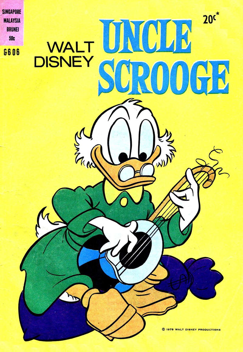 Walt Disney Giant Comics [G Series] (Wogan, 1974 series) #G606 — Walt Disney Uncle Scrooge (1975)