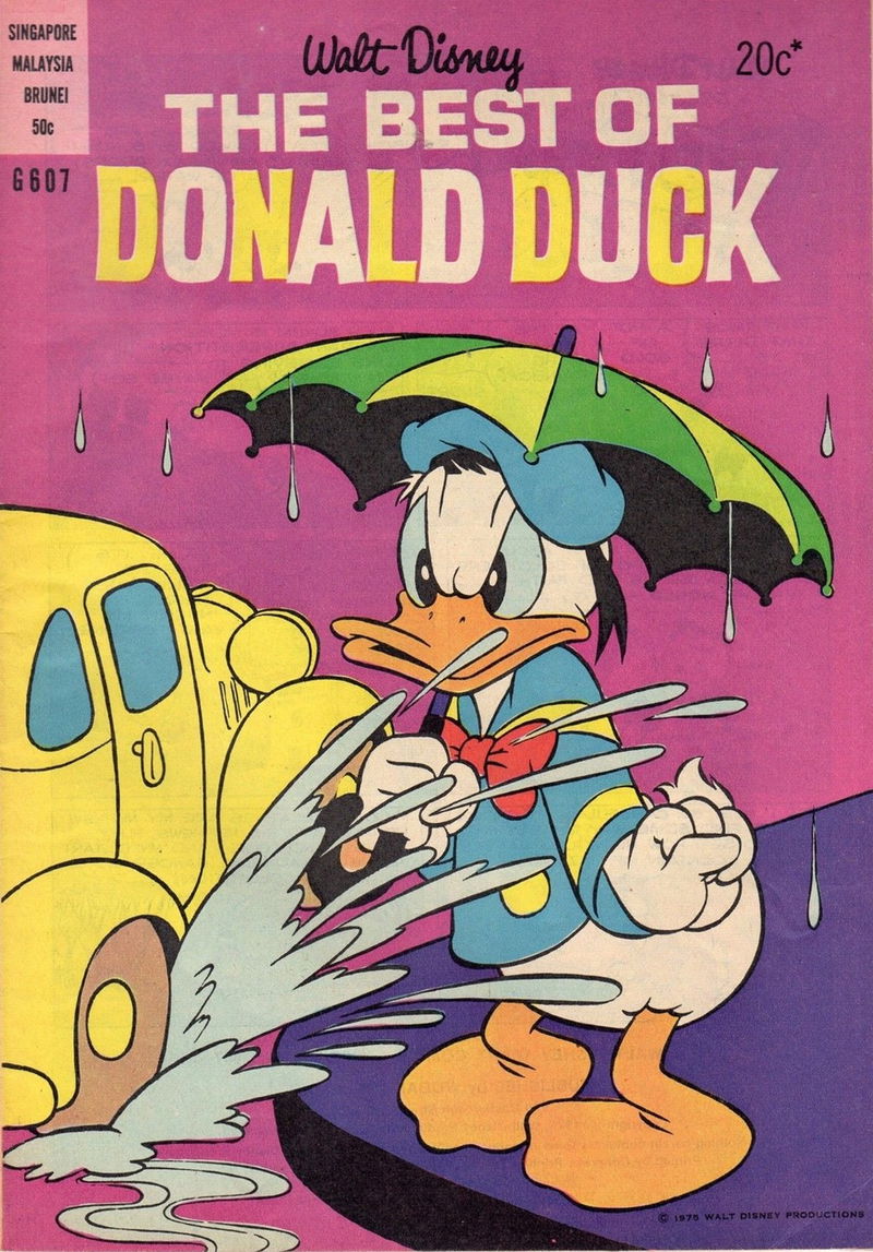 Walt Disney Giant Comics [G Series] (Wogan, 1974 series) #G607 — Walt Disney the Best of Donald Duck (1975)
