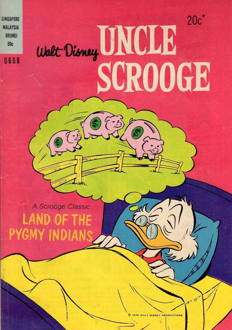 Walt Disney Giant Comics [G Series] (Wogan, 1974 series) #G608 — Walt Disney Uncle Scrooge (1975)