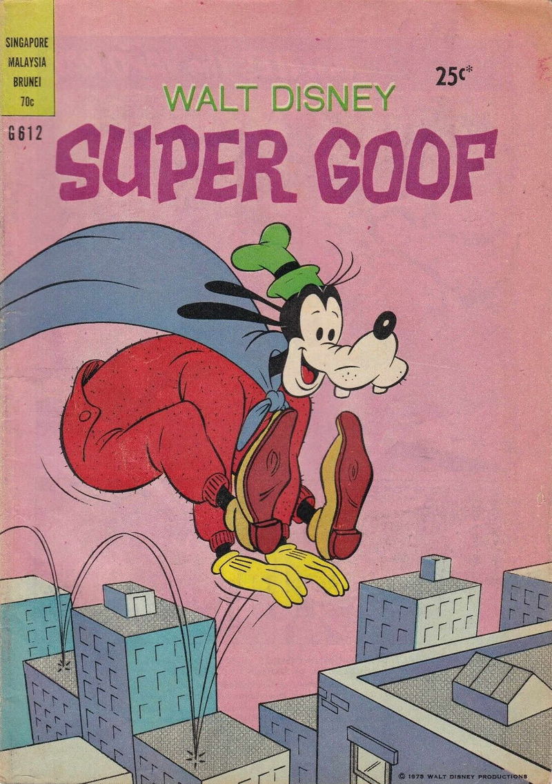 Walt Disney Giant Comics [G Series] (Wogan, 1974 series) #G612 — Walt Disney Super Goof (1975)