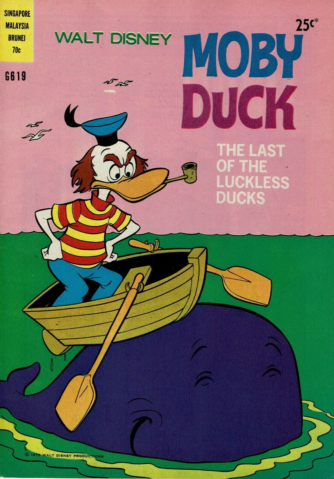 Walt Disney Giant Comics [G Series] (Wogan, 1974 series) #G619 — Walt Disney Moby Duck (1975)