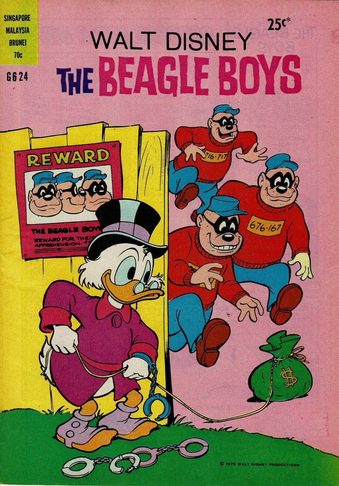 Walt Disney Giant Comics [G Series] (Wogan, 1974 series) #G624 — Walt Disney The Beagle Boys ([August 1975])