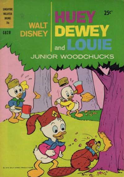 Walt Disney Giant Comics [G Series] (Wogan, 1974 series) #G628 — Walt Disney Huey Dewey and Louie Junior Woodchucks (1975)
