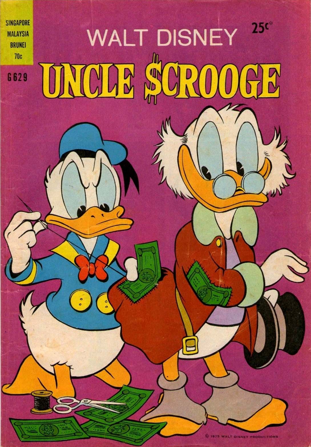 Walt Disney Giant Comics [G Series] (Wogan, 1974 series) #G629 — Walt Disney Uncle Scrooge (1975)