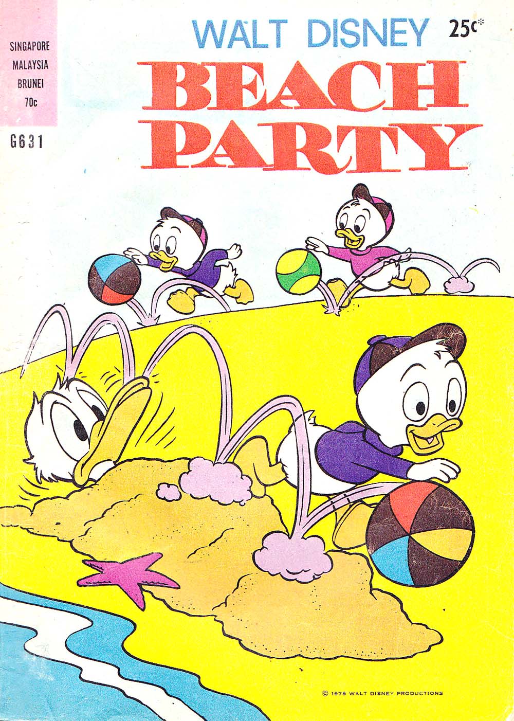 Walt Disney Giant Comics [G Series] (Wogan, 1974 series) #G631 — Walt Disney Beach Party (1975)