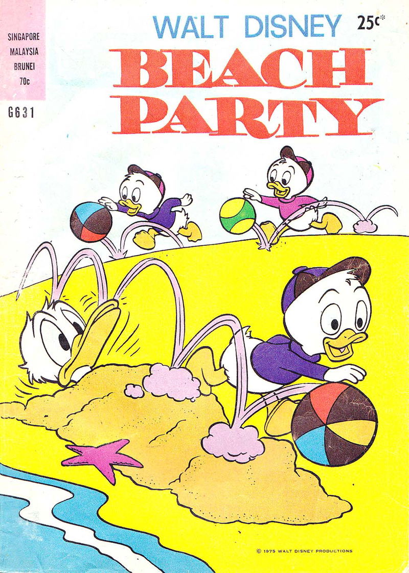 Walt Disney Giant Comics [G Series] (Wogan, 1974 series) #G631 — Walt Disney Beach Party (1975)