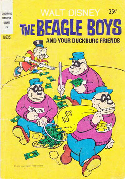 Walt Disney Giant Comics [G Series] (Wogan, 1974 series) #G635 — Walt Disney The Beagle Boys and Your Duckburg Friends (1975)