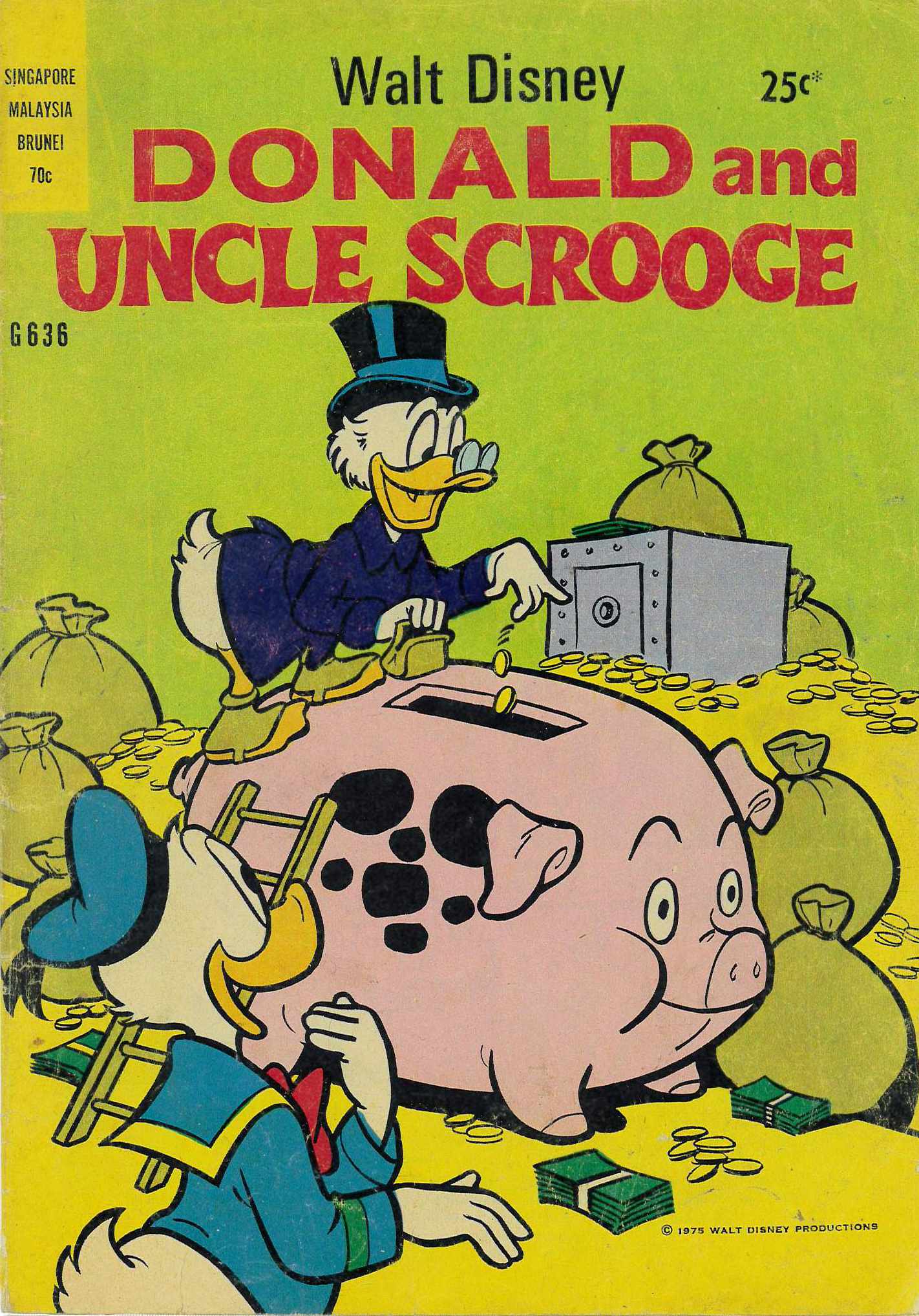 Walt Disney Giant Comics [G Series] (Wogan, 1974 series) #G636 — Walt Disney Donald and Uncle Scrooge (1975)