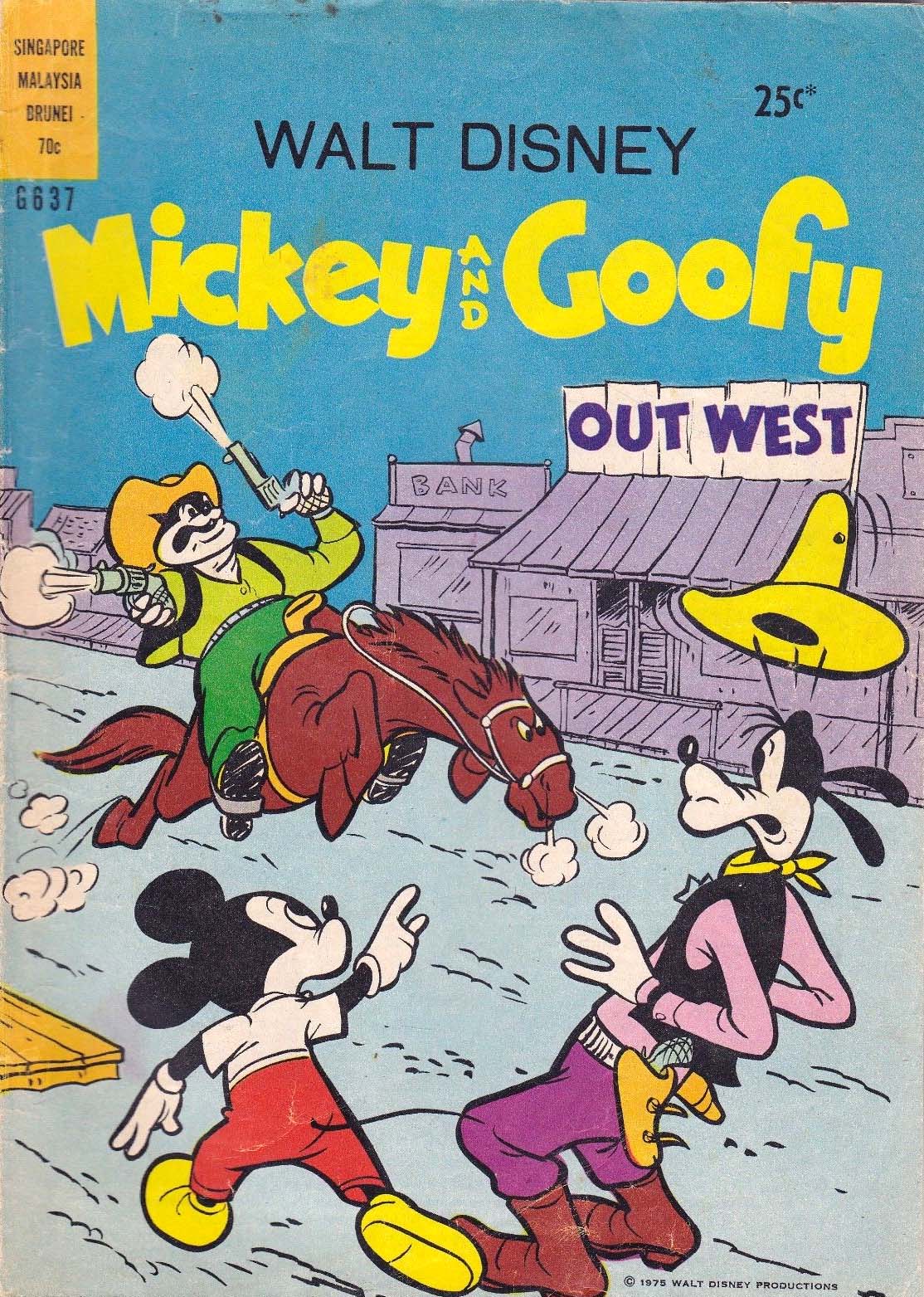 Walt Disney Giant Comics [G Series] (Wogan, 1974 series) #G637 — Walt Disney Mickey and Goofy (1975)
