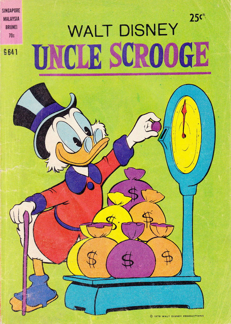 Walt Disney Giant Comics [G Series] (Wogan, 1974 series) #G641 — Walt Disney Uncle Scrooge (1976)