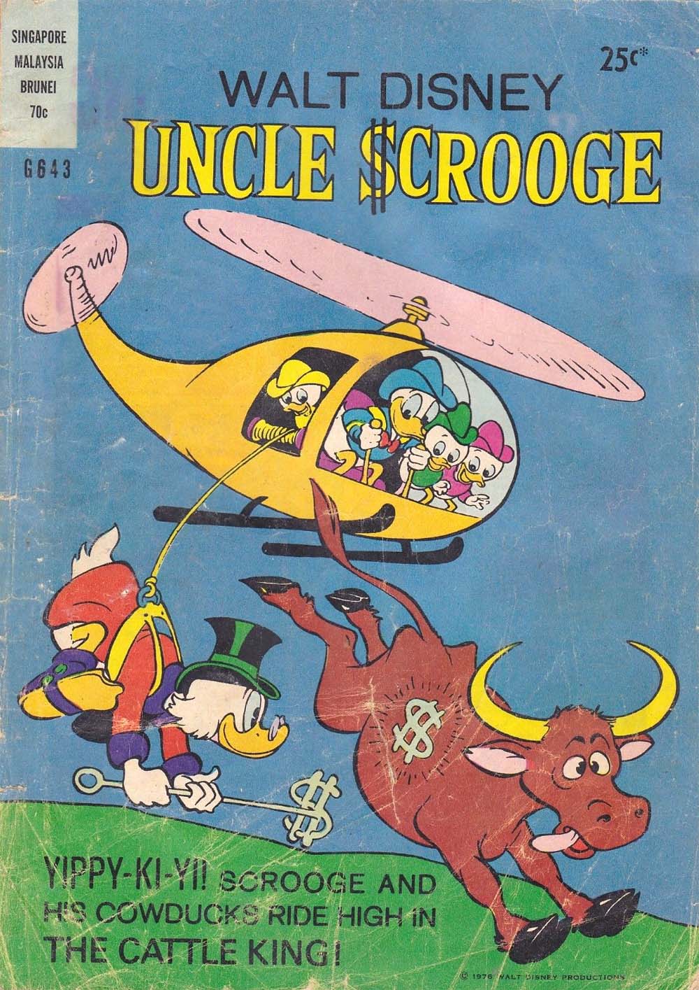 Walt Disney Giant Comics [G Series] (Wogan, 1974 series) #G643 — Walt Disney Uncle Scrooge (1976)