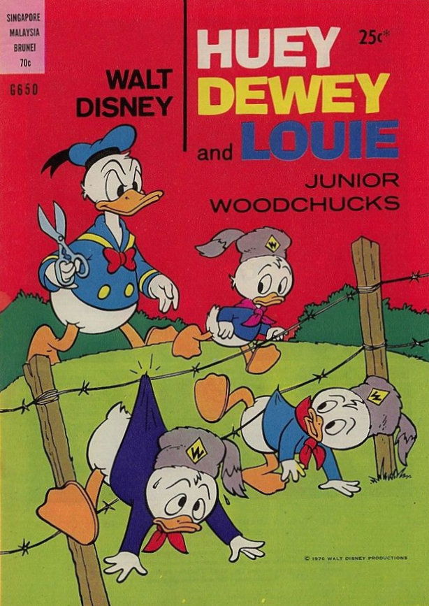 Walt Disney Giant Comics [G Series] (Wogan, 1974 series) #G650 — Walt Disney Huey Dewey and Louie Junior Woodchucks (1976)