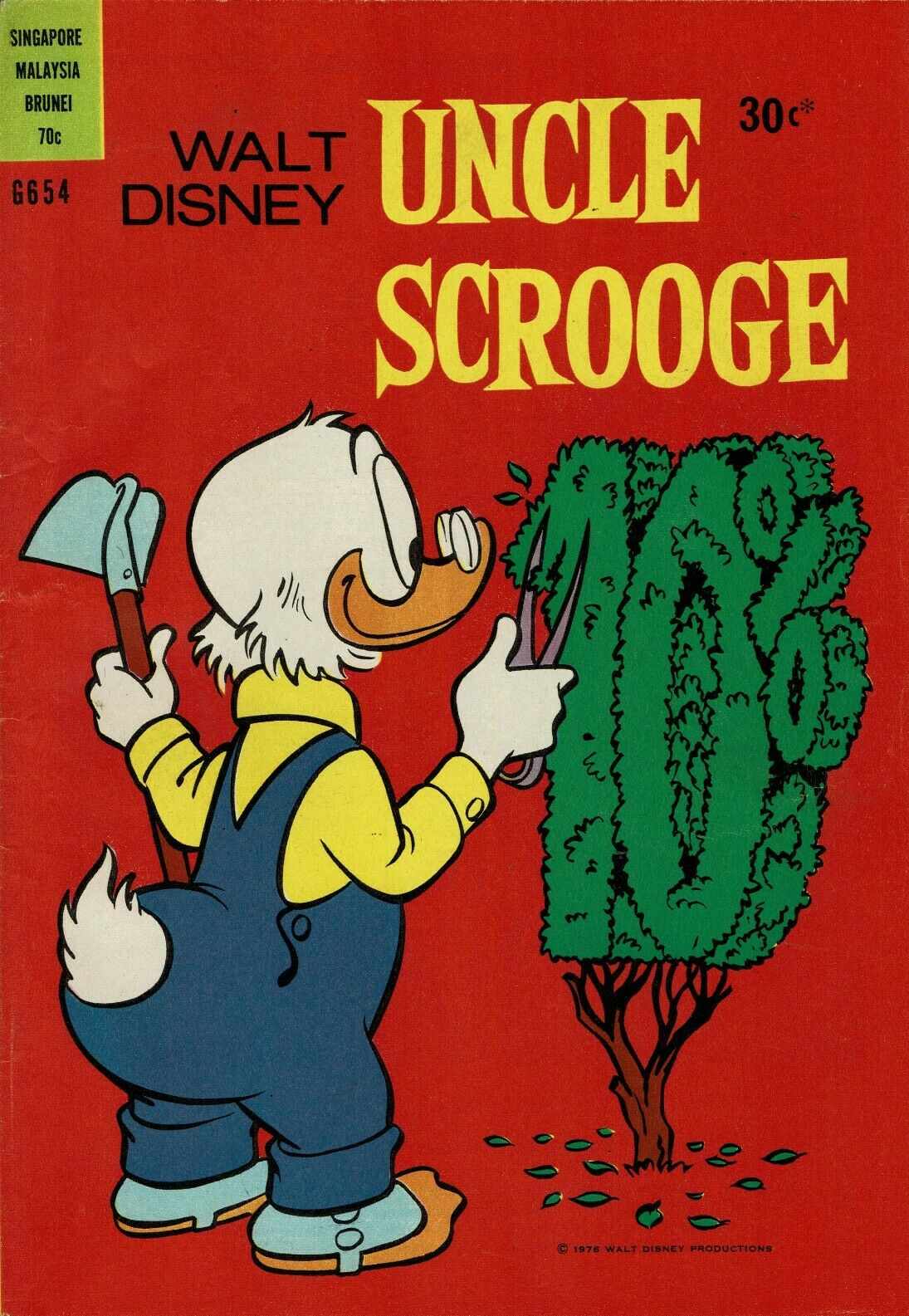 Walt Disney Giant Comics [G Series] (Wogan, 1974 series) #G654 — Walt Disney Uncle Scrooge (1976)