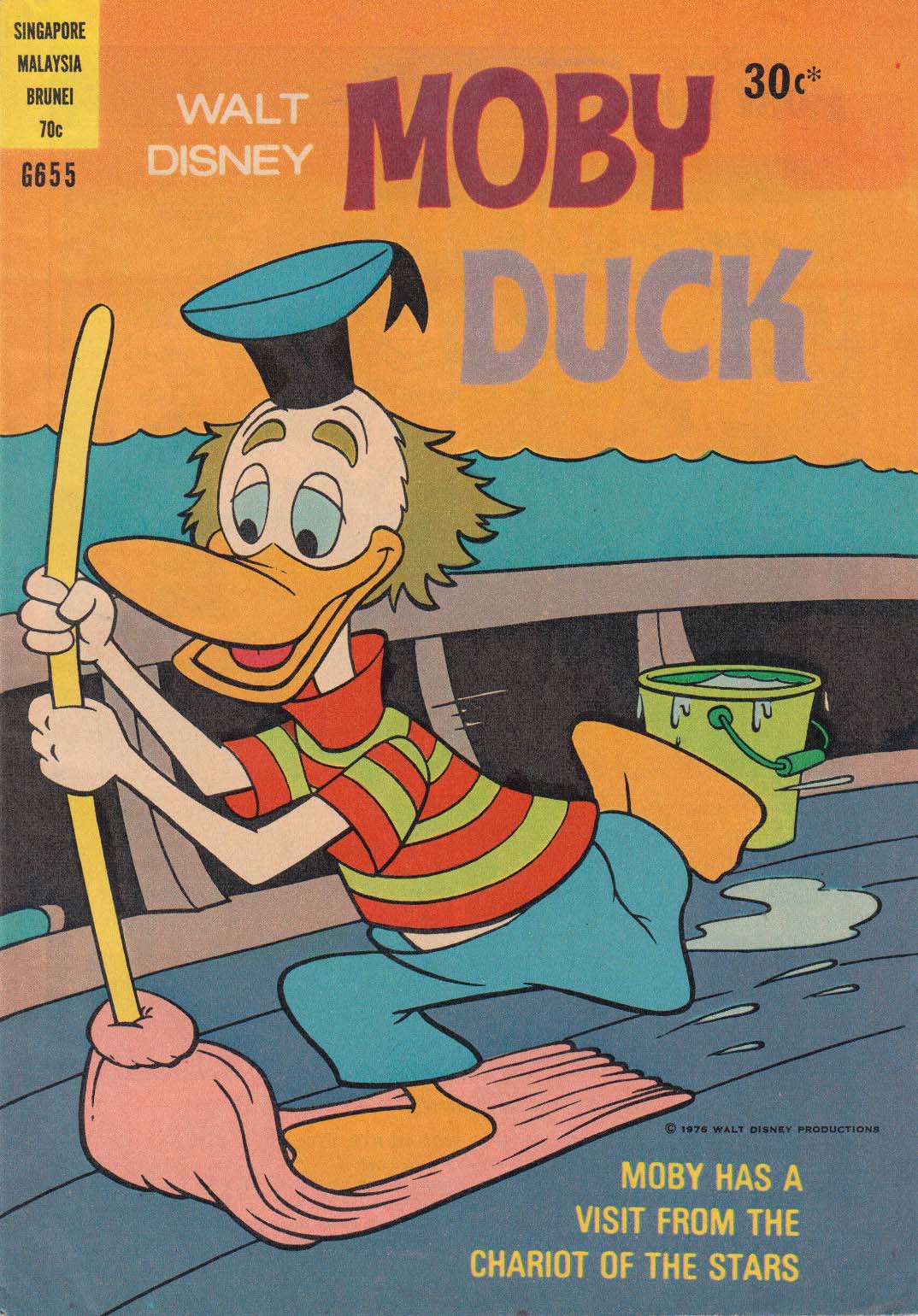 Walt Disney Giant Comics [G Series] (Wogan, 1974 series) #G655 — Walt Disney Moby Duck (1976)