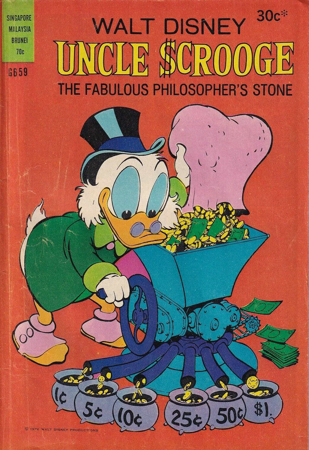 Walt Disney Giant Comics [G Series] (Wogan, 1974 series) #G659 — Walt Disney Uncle Scrooge (1976)