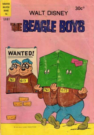 Walt Disney Giant Comics [G Series] (Wogan, 1974 series) #G661 — Walt Disney The Beagle Boys (1976)