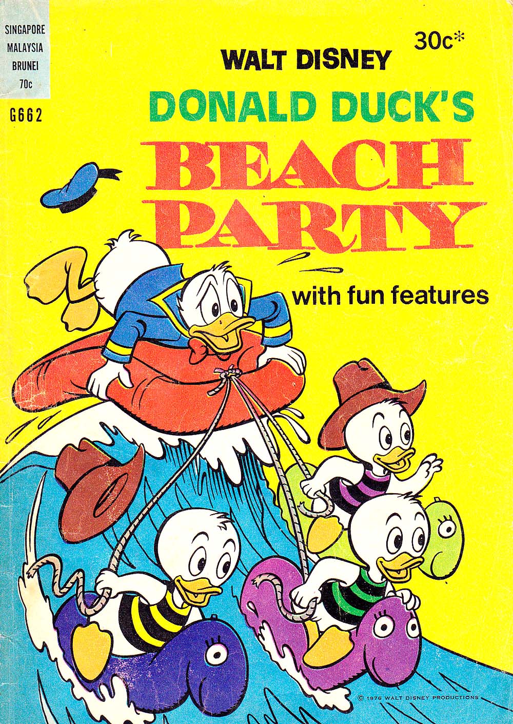 Walt Disney Giant Comics [G Series] (Wogan, 1974 series) #G662 — Walt Disney Donald Duck's Beach Party (1976)