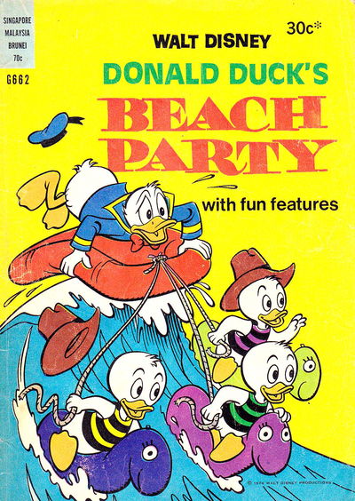 Walt Disney Giant Comics [G Series] (Wogan, 1974 series) #G662 — Walt Disney Donald Duck's Beach Party 1976