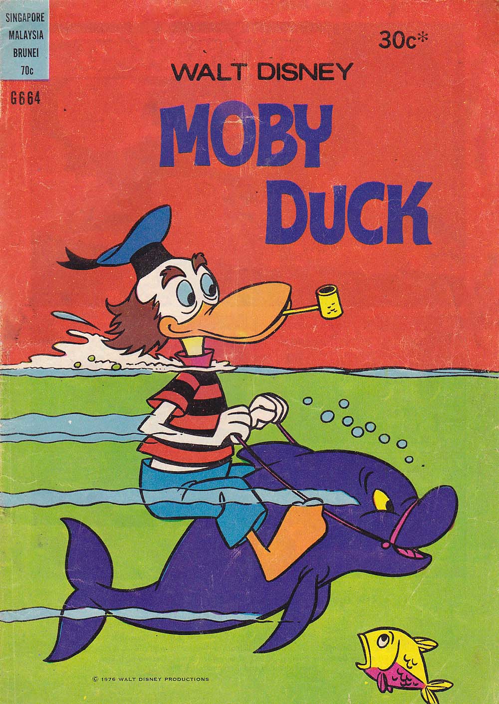 Walt Disney Giant Comics [G Series] (Wogan, 1974 series) #G664 — Walt Disney Moby Duck (1976)