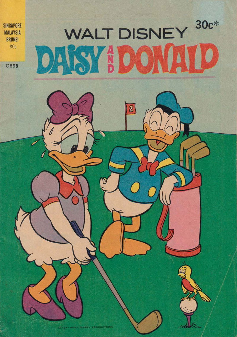 Walt Disney Giant Comics [G Series] (Wogan, 1974 series) #668 — Walt Disney Daisy and Donald (1977)