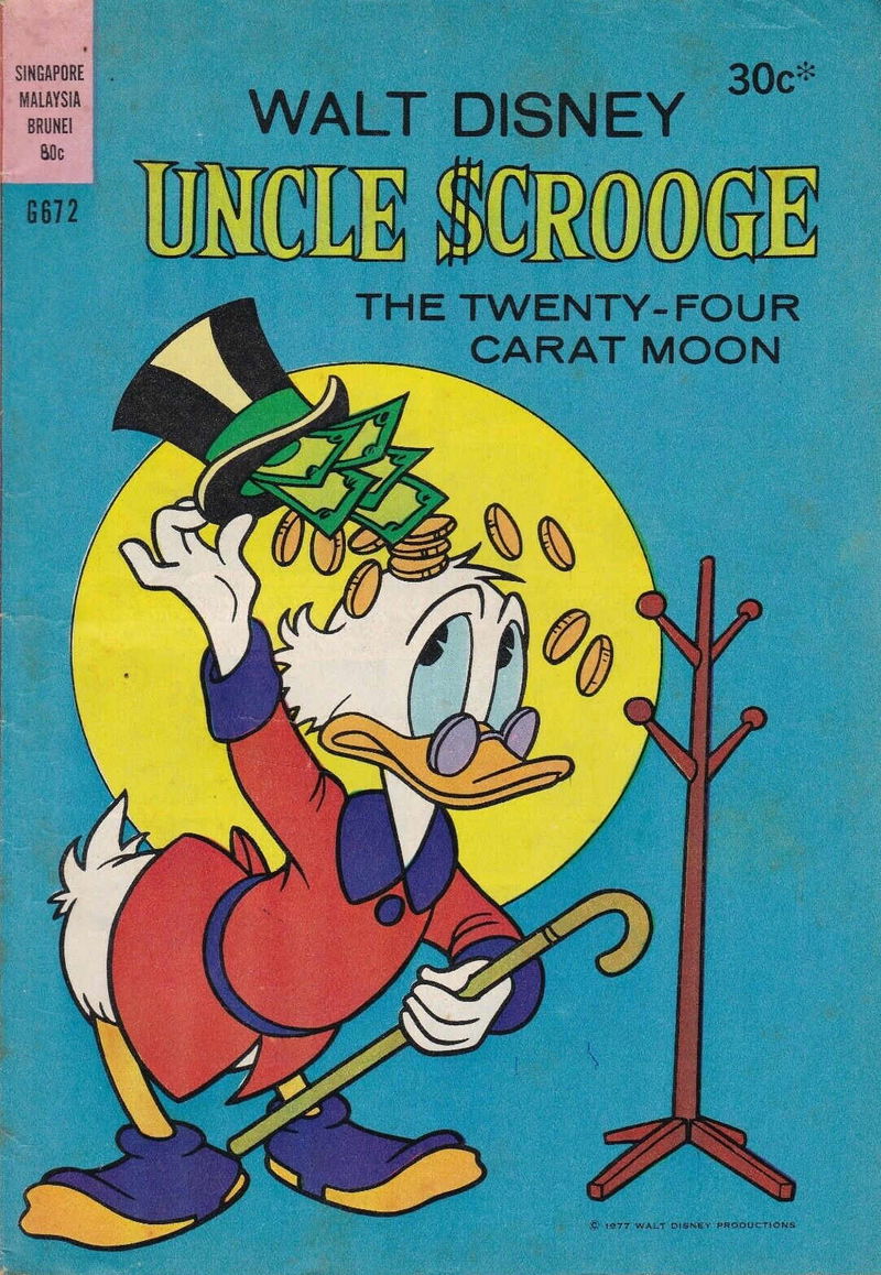 Walt Disney Giant Comics [G Series] (Wogan, 1974 series) #G672 — Walt Disney Uncle Scrooge (1977)