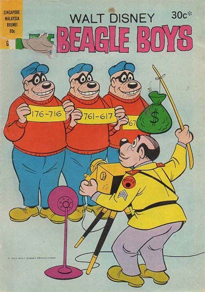 Walt Disney Giant Comics [G Series] (Wogan, 1974 series) #G675 — Walt Disney the Beagle Boys (1977)