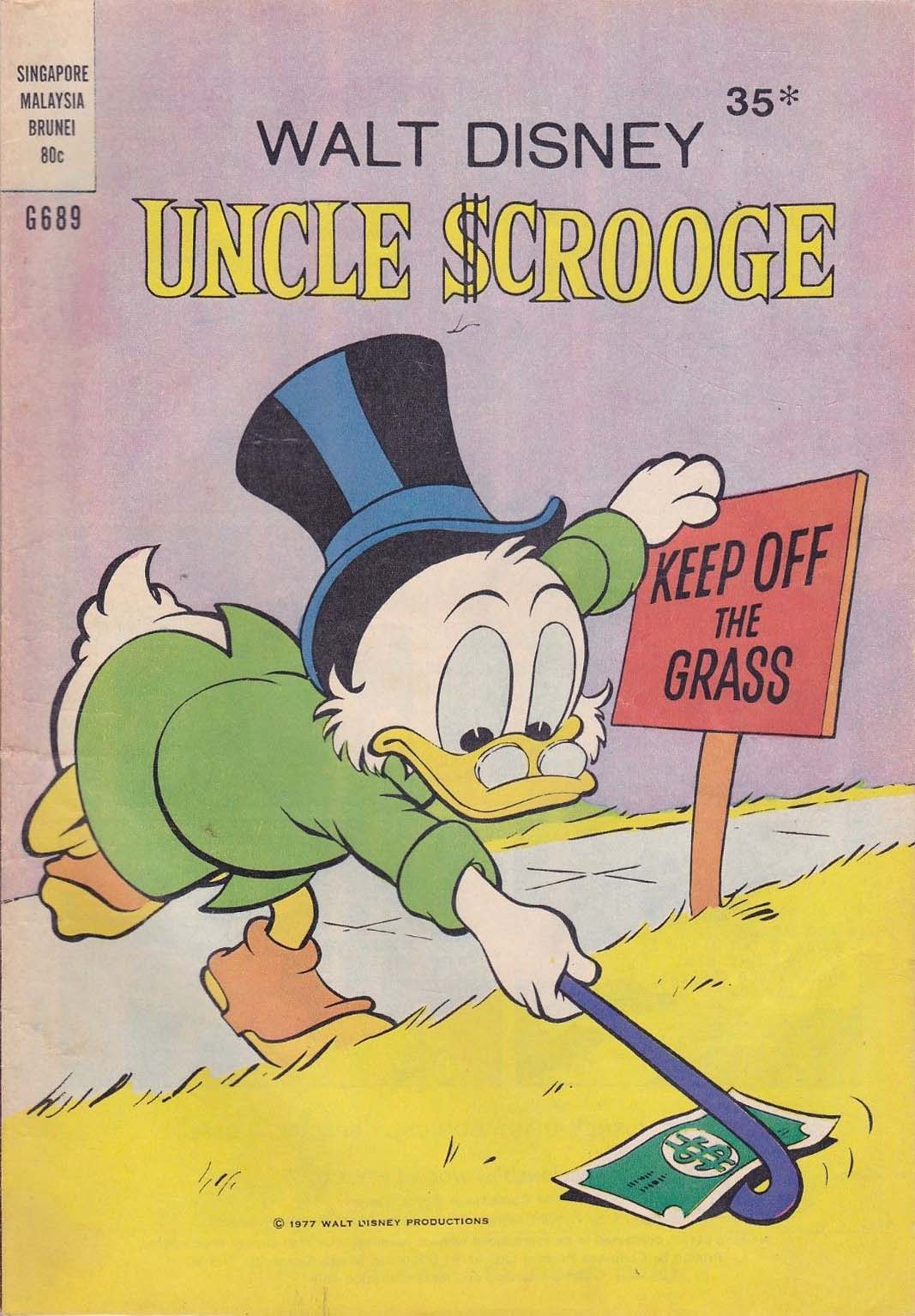 Walt Disney Giant Comics [G Series] (Wogan, 1974 series) #G689 — Walt Disney Uncle Scrooge (1977)