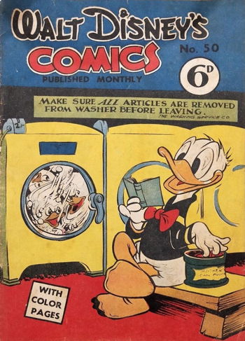 Untitled [Huey, Dewey and Louie in Washing Machine]