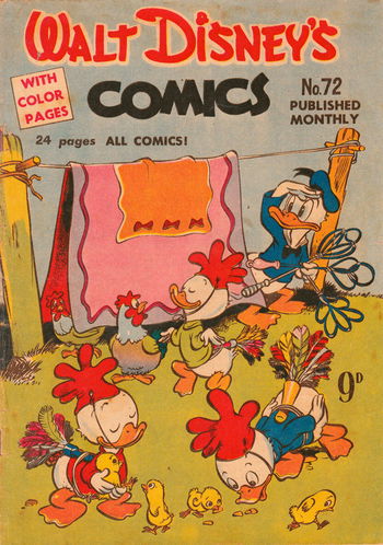 Untitled [Huey, Dewey and Louie Dressing Up as Chickens]