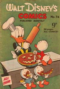 Walt Disney's Comics (WG Publications, 1946 series) v7#2 (74) 1952