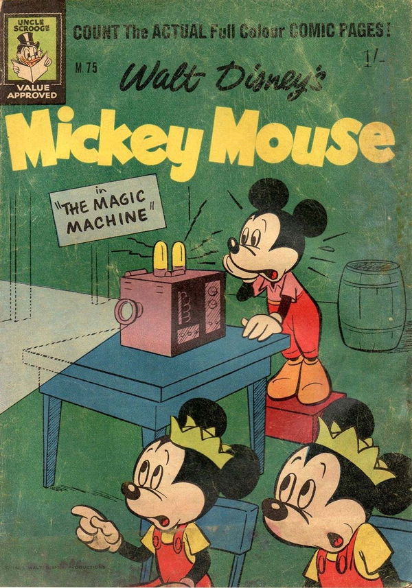 Walt Disney's Mickey Mouse [M series] (WG Publications, 1956 series) #M.75 (February 1963)