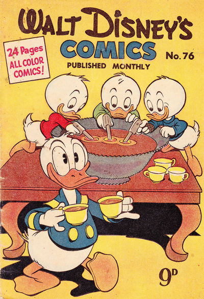 Walt Disney's Comics (WG Publications, 1946 series) v7#4 (76) 1952