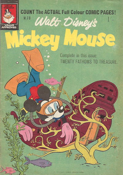 Walt Disney's Mickey Mouse [M series] (WG Publications, 1956 series) #M.78