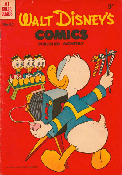 Walt Disney's Comics (WG Publications, 1946 series) v8#8 (92) 1954