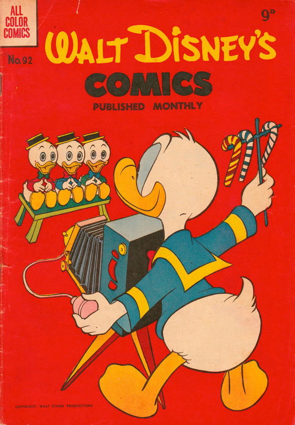 Walt Disney's Comics (WG Publications, 1946 series) v8#8 (92) (1954)