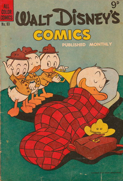 Walt Disney's Comics (WG Publications, 1946 series) v8#9 (93) 1954