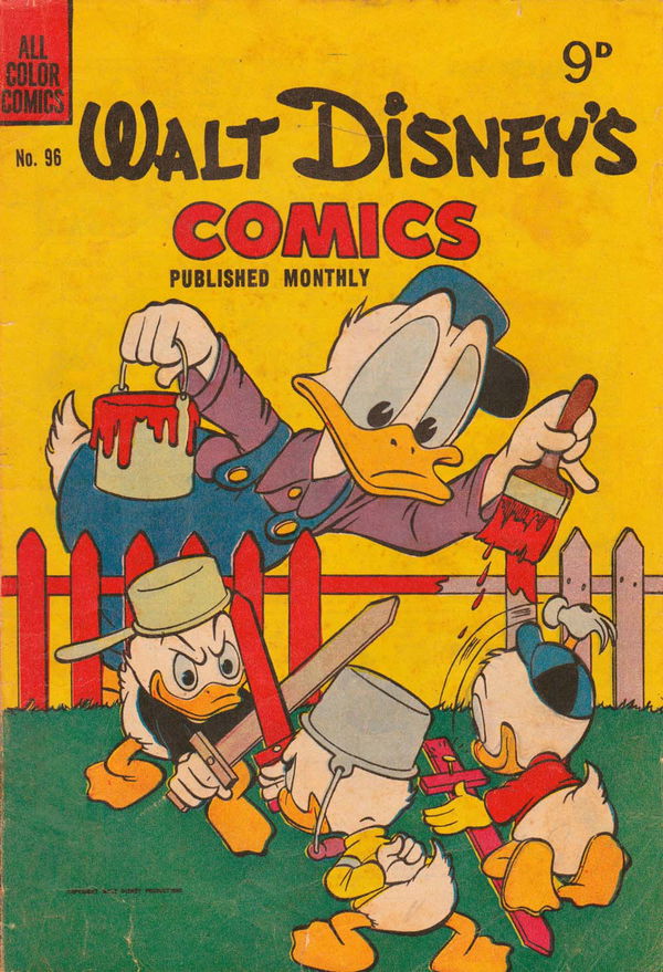 Walt Disney's Comics (WG Publications, 1946 series) v8#12 (96) (August 1954)