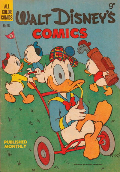 Walt Disney's Comics (WG Publications, 1946 series) v9#1 (97) 1954