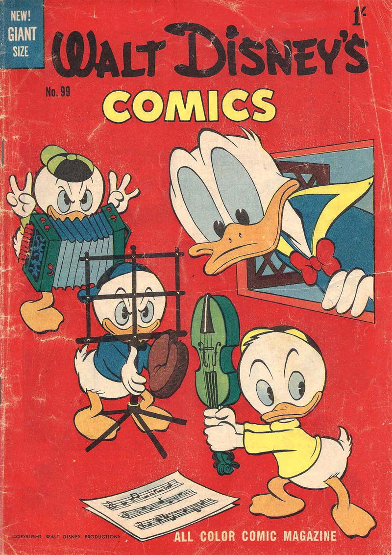 Walt Disney's Comics (WG Publications, 1946 series) #99 (November 1954)