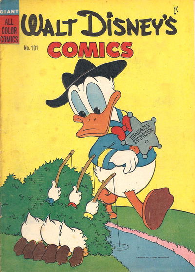 Walt Disney's Comics (WG Publications, 1946 series) #101 1955