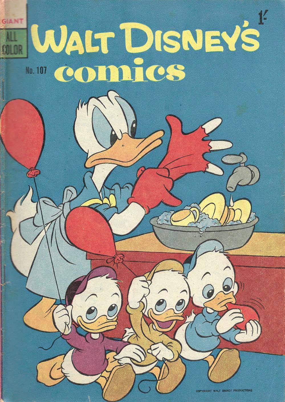 Walt Disney's Comics (WG Publications, 1946 series) #107 (1955)