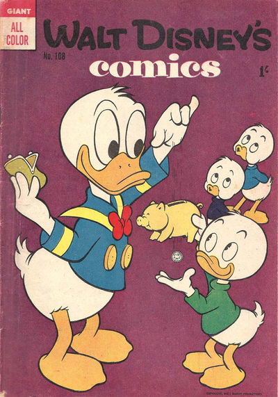 Walt Disney's Comics (WG Publications, 1946 series) #108 1955