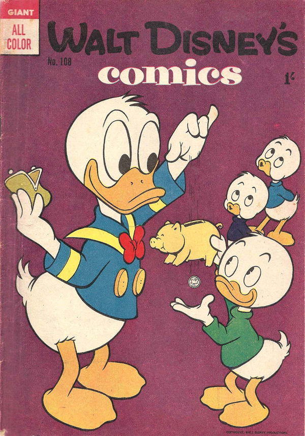 Walt Disney's Comics (WG Publications, 1946 series) #108 (1955)