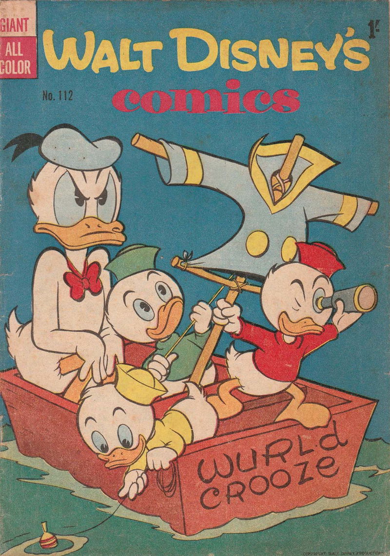 Walt Disney's Comics (WG Publications, 1946 series) #112 (December 1955)