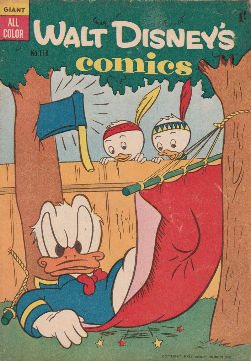 Walt Disney's Comics (WG Publications, 1946 series) #116 (April 1956?)