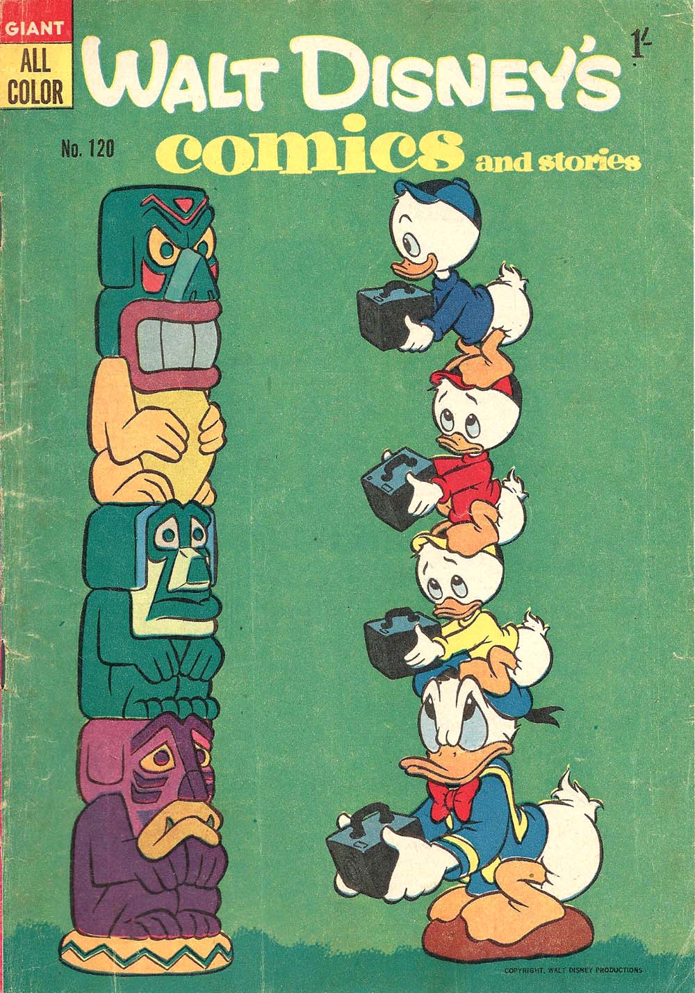 Walt Disney's Comics (WG Publications, 1946 series) #120 — Walt Disney's Comics and Stories (1956)